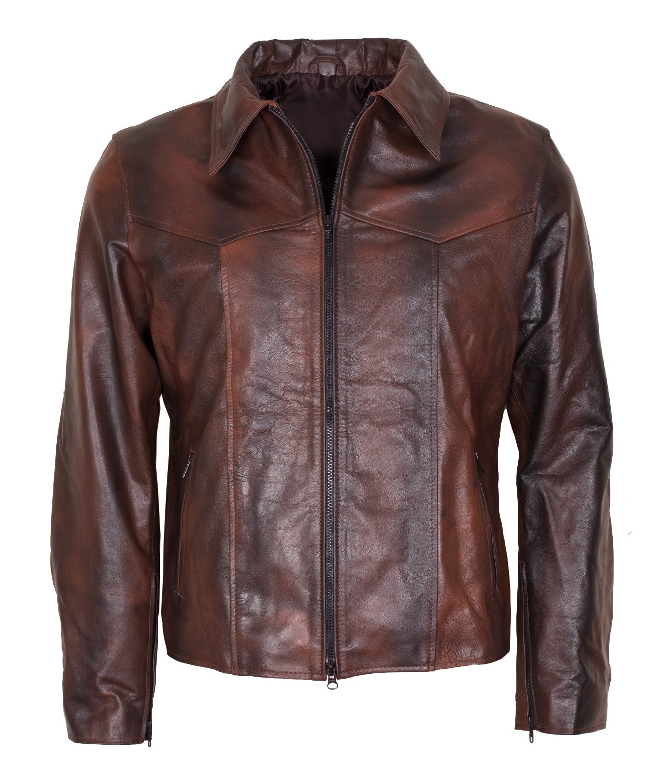 Antique Brown Vintage Leather Jacket
