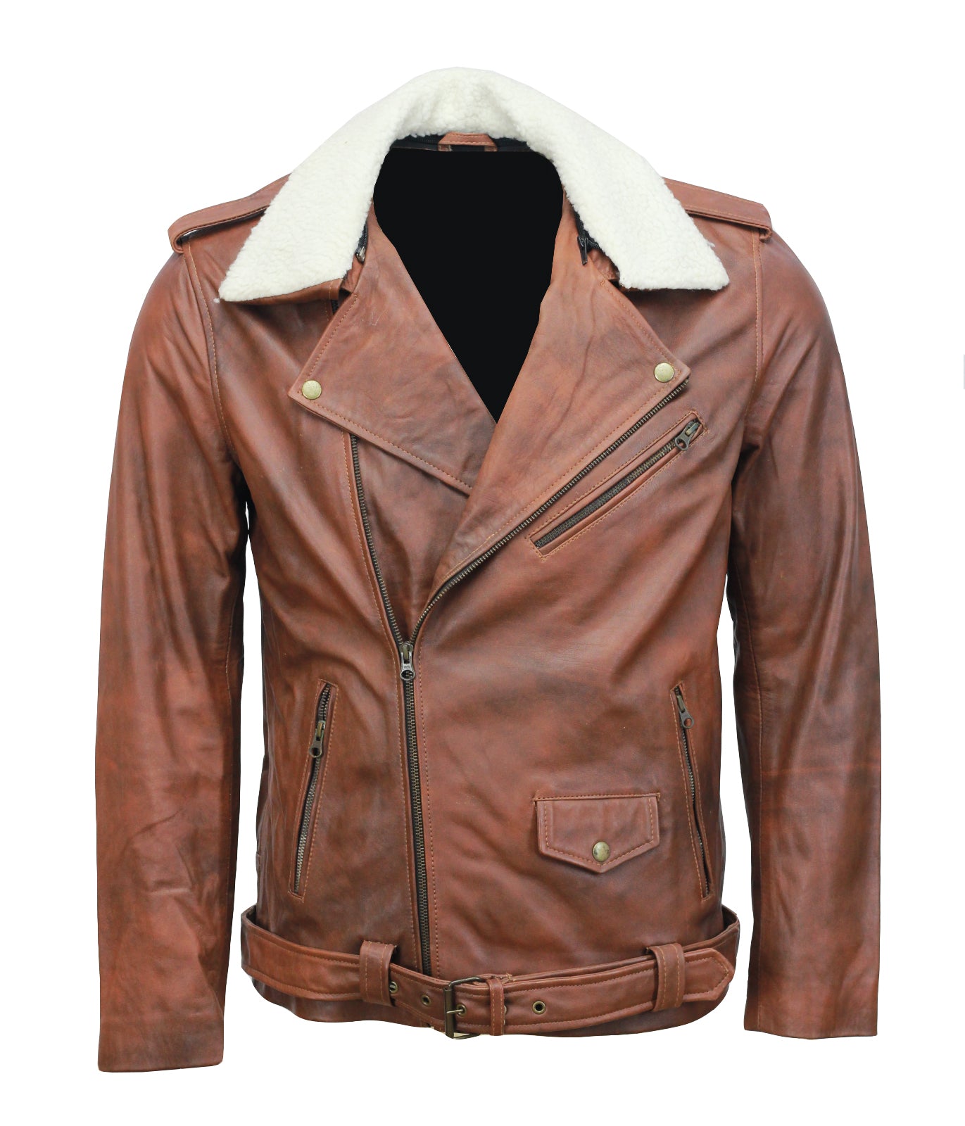 Fur_collar_Brando_jacket_Men_Sale_waxed_leather