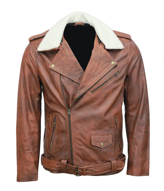 Fur_collar_Brando_jacket_Men_Sale_waxed_leather